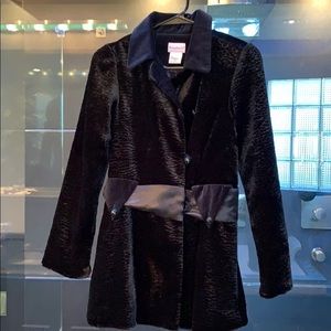 American Girl cut velvet jacket.